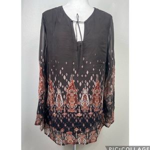 LERROS  Silk Floral   Blouse Top Size  44